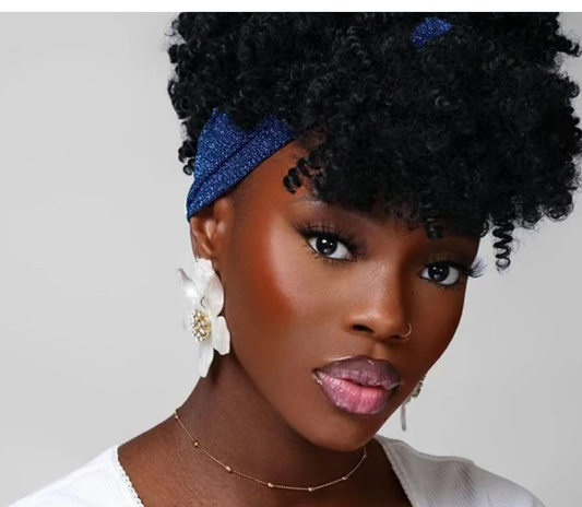 Perruque à bande bouclée